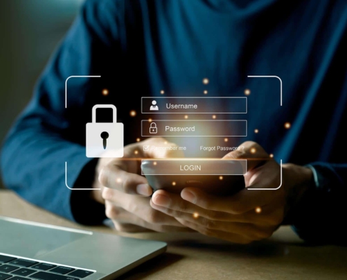 Image-of-a-person-using-a-phone-to-log-into-their-account.