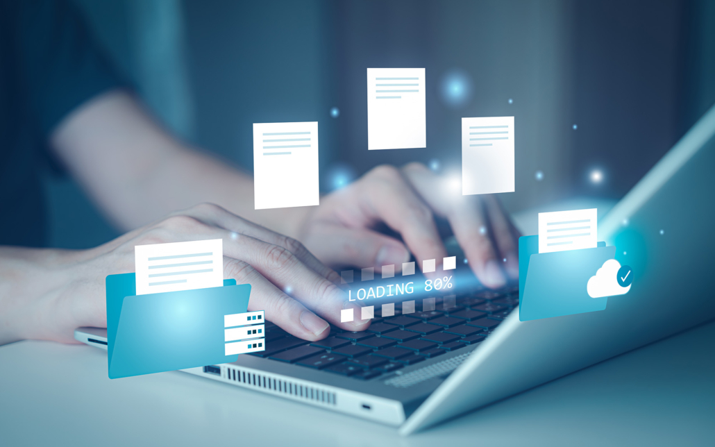 worker on laptop migrating to cloud worker on laptop migrating to cloud